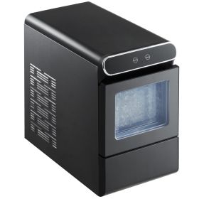 Countertop Nugget Ice Maker 37Lbs/24H Self-Cleaning with Scoop Basket Home Bar