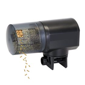 Automatic Fish Feeder 8.45OZ Capacity Electric Fish Food Dispenser for Fish Tank Aquarium Moisture-Proof Fish Feed Timer with 4 Programmable Modes Adj