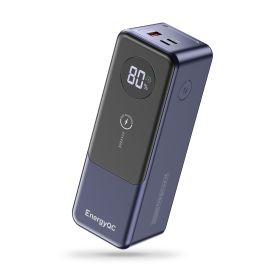 Single-port PD65W Notebook Charging Power Bank (Option: Black)